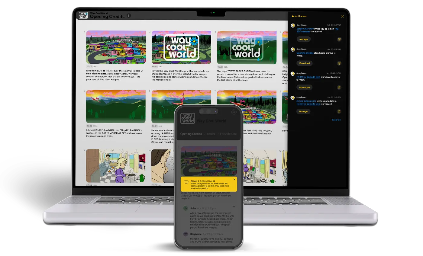 StoryBoom on Mac