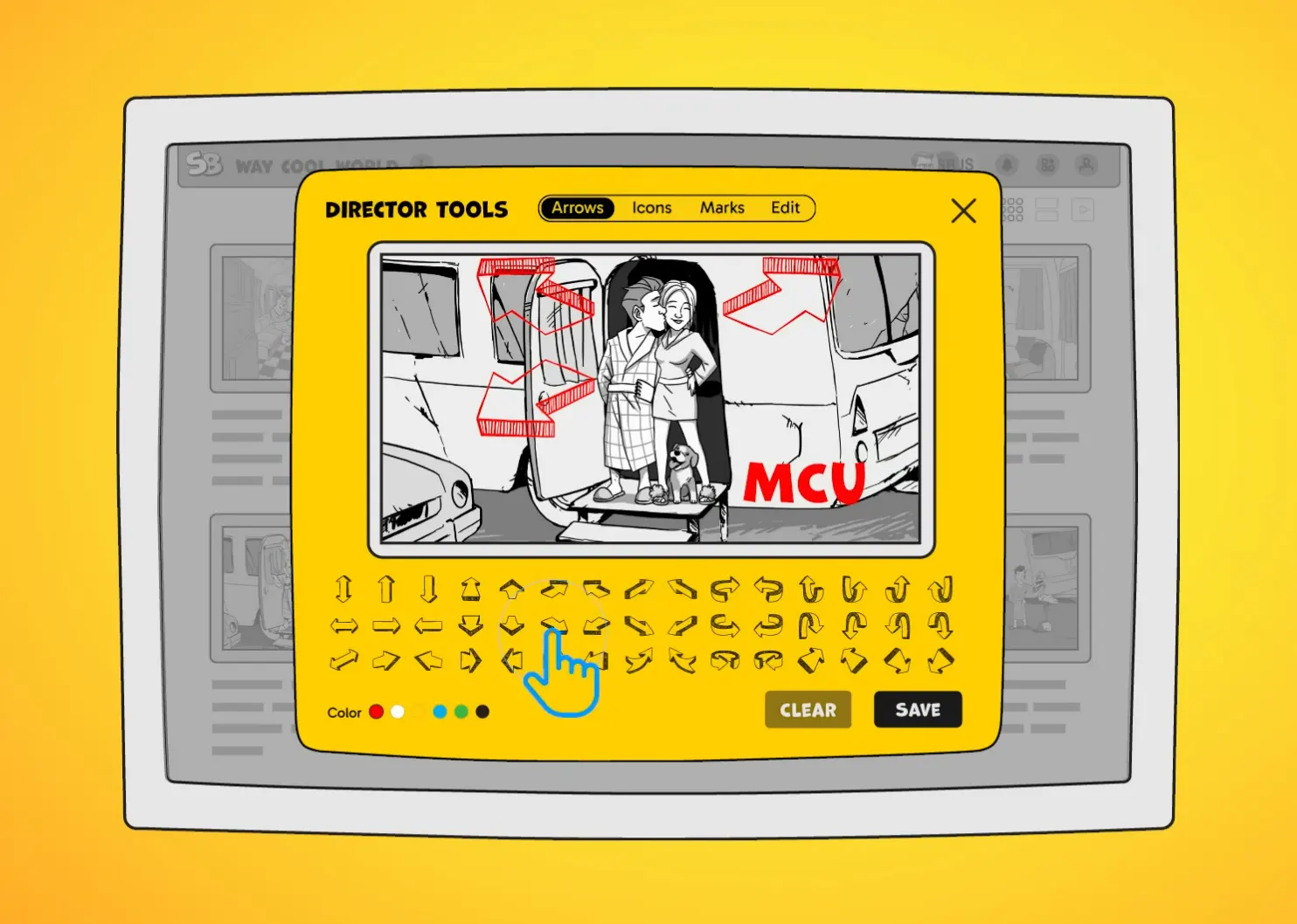 Storyboard Director Tools Demo popup